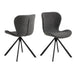Fabric Dining Chairs in Set Of 2 With Swivel Function - Batilda