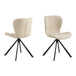 Fabric Dining Chairs in Set Of 2 With Swivel Function - Batilda