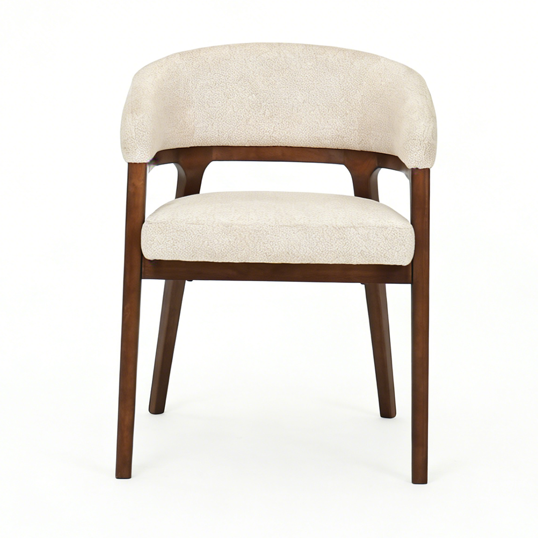 Fabric Dining Chairs in Set of 2 - Zara