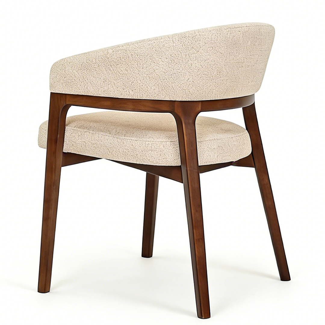 Fabric Dining Chairs in Set of 2 - Zara