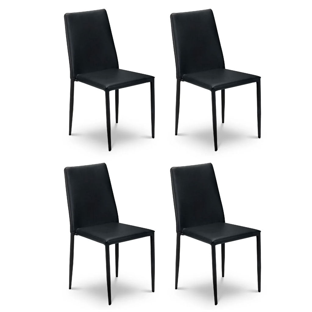 Fabric Dining Chairs in Set Of 4 - Jazz