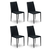 Fabric Dining Chairs in Set Of 4 - Jazz