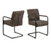 Fabric Dining Chairs in Set of 2 - Adele