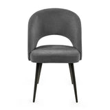 Fabric Dining Chairs in Set Of 2 - Ella