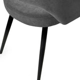 Fabric Dining Chairs in Set Of 2 - Ella
