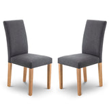 Fabric Dining Chairs in Set Of 2 - Hastings