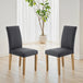Fabric Dining Chairs in Set Of 2 - Hastings