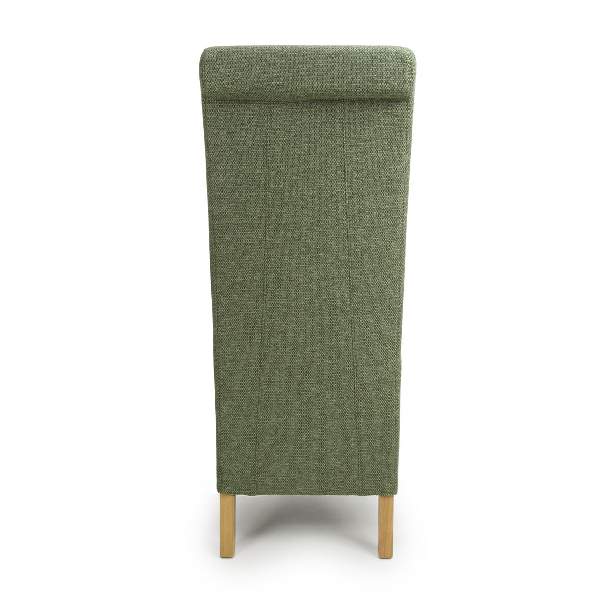 Fabric Dining Chairs in Set Of 2 With Natural Rubberwood Legs - Krista