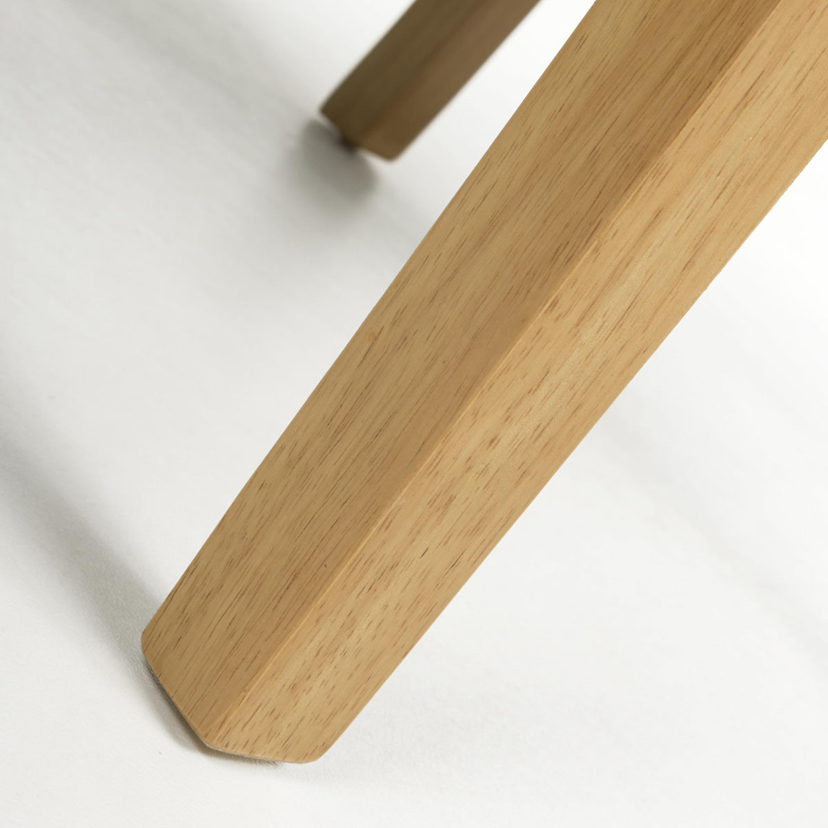 Fabric Dining Chairs in Set Of 2 With Natural Rubberwood Legs - Krista