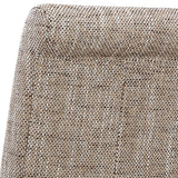 Fabric Dining Chairs in Set Of 2 With Scroll Back - Karta
