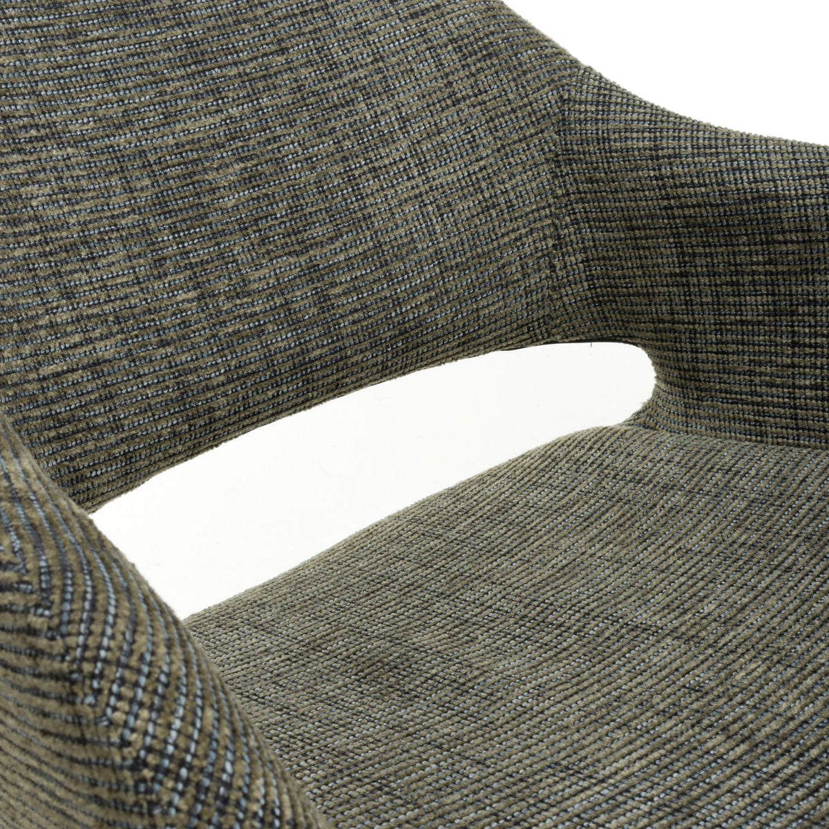 Fabric Dining Chairs in Set Of 2 With Swivel Function - Aztec