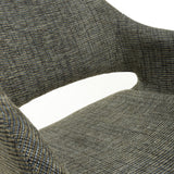 Fabric Dining Chairs in Set Of 2 With Swivel Function - Aztec