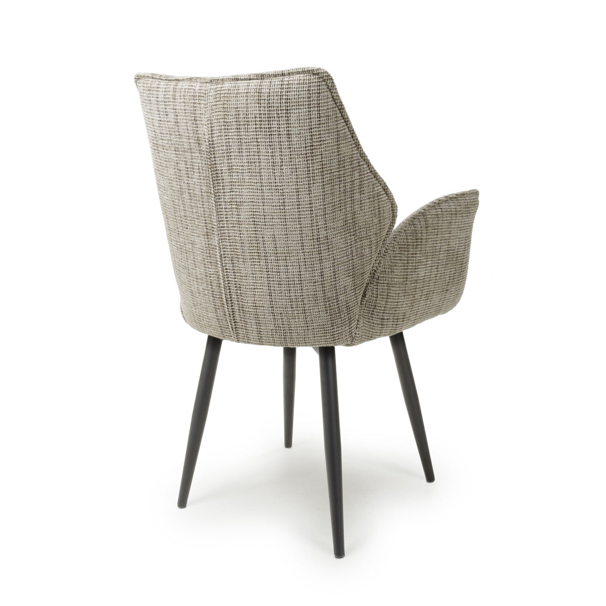 Fabric Dining Chairs in Set Of 2 With Swivel Function - Baltimore