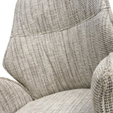 Fabric Dining Chairs in Set Of 2 With Swivel Function - Baltimore