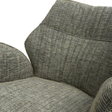 Fabric Dining Chairs in Set Of 2 With Swivel Function - Baltimore