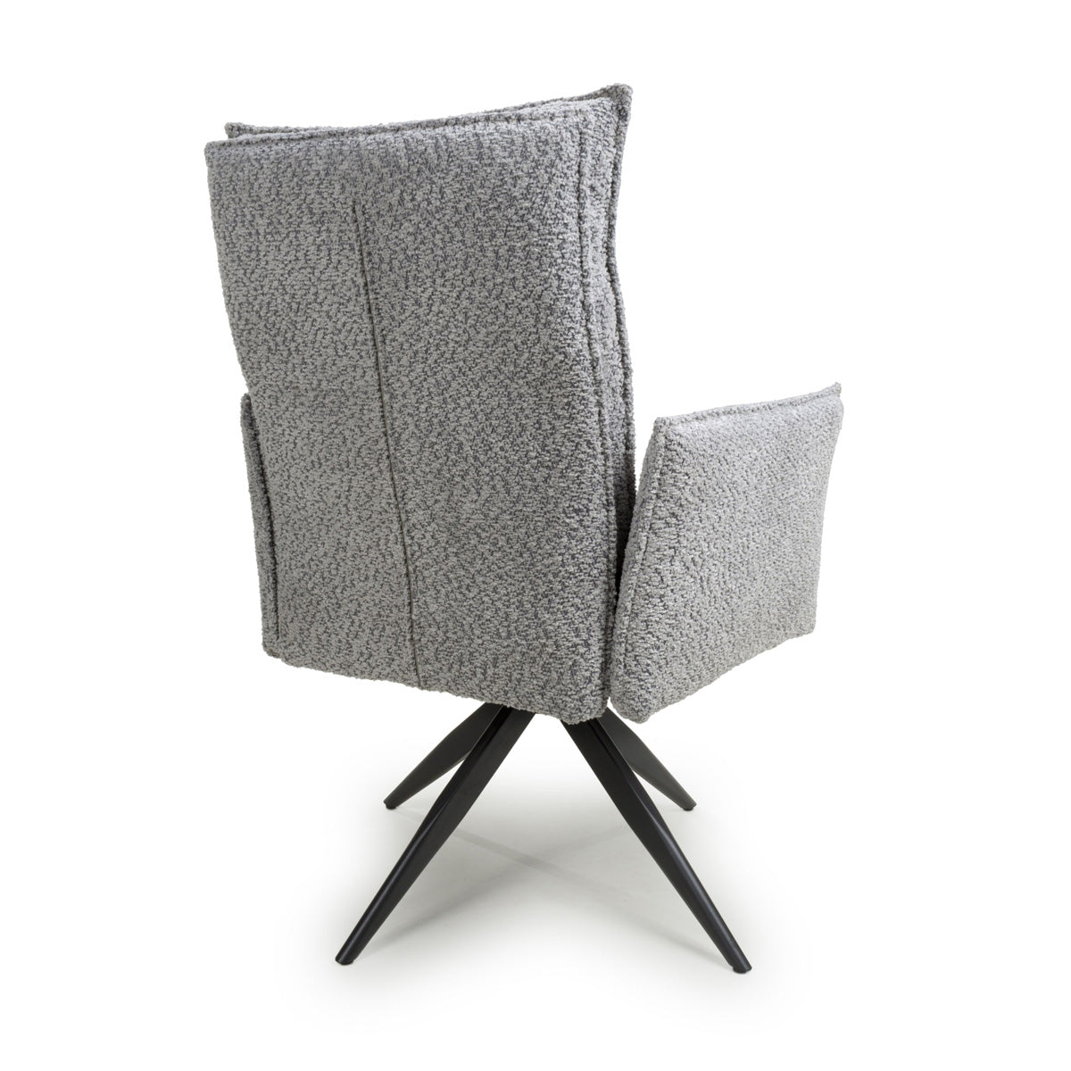 Fabric Dining Chairs in Set Of 2 With Swivel Function - Brunswick