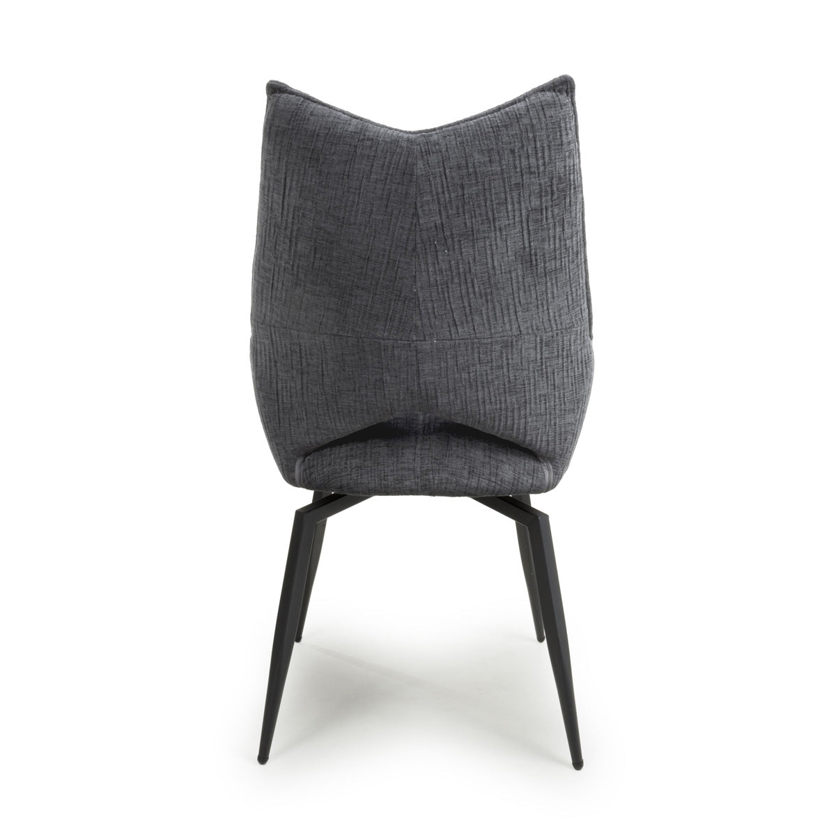 Fabric Dining Chairs in Set Of 2 With Swivel Function - Dakar