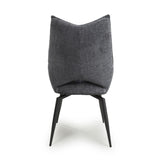 Fabric Dining Chairs in Set Of 2 With Swivel Function - Dakar