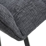Fabric Dining Chairs in Set Of 2 With Swivel Function - Dakar