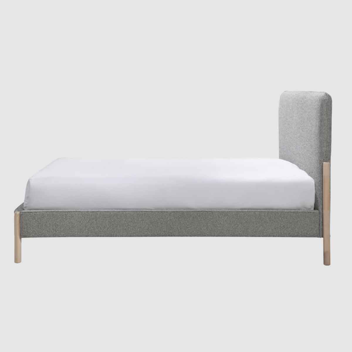 Fabric Double Bed 160.5cm Wide - Cove