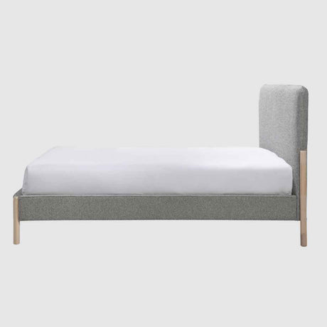 Fabric Double Bed 160.5cm Wide - Cove