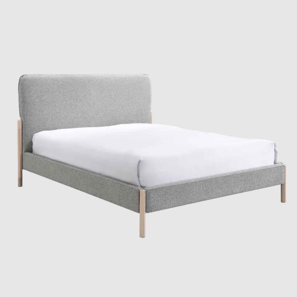 Fabric Double Bed 160.5cm Wide - Cove