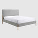Fabric Double Bed 160.5cm Wide - Cove