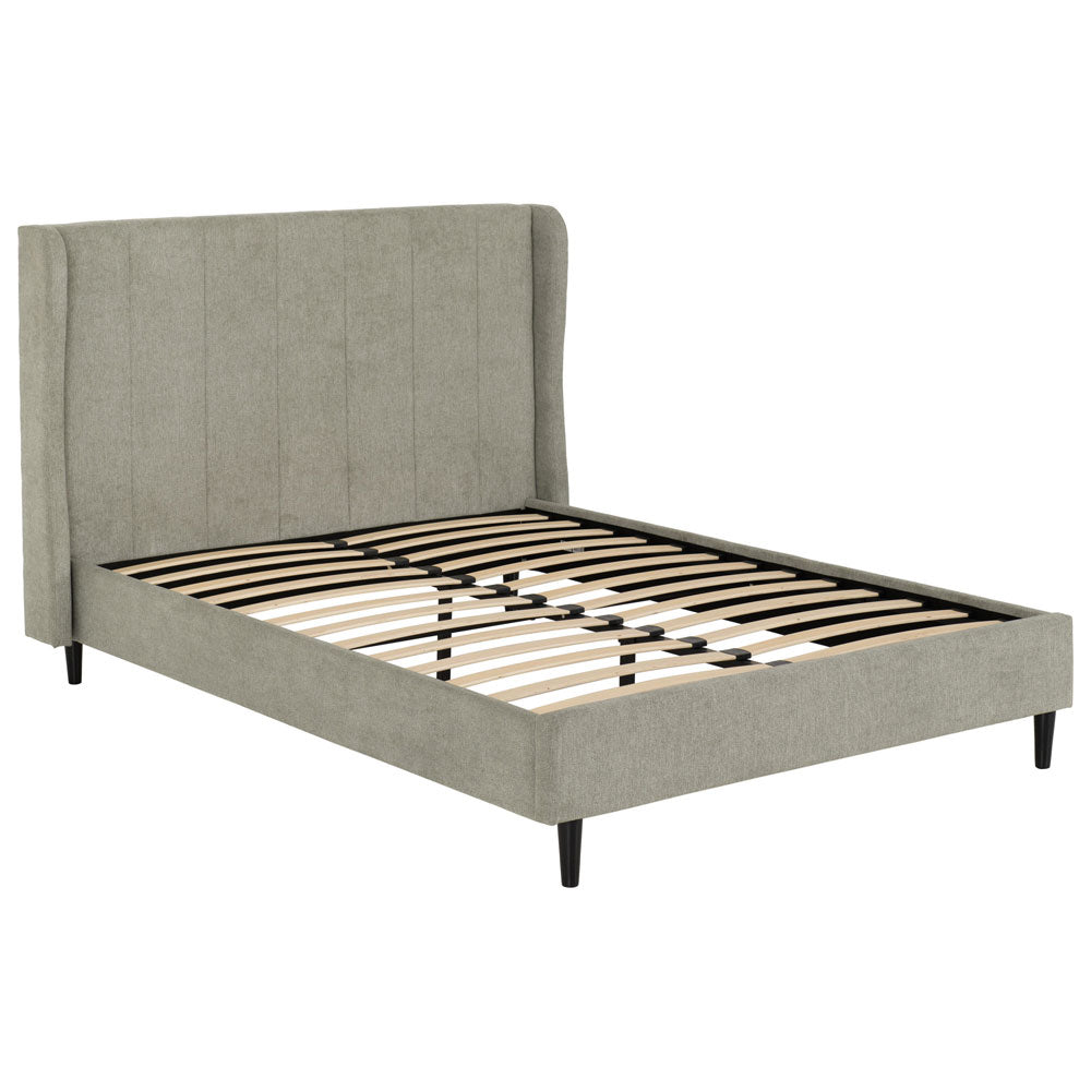 Fabric Double Bed - Amelia