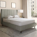 Fabric Double Bed - Amelia