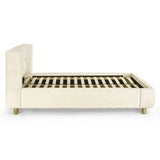 Fabric Double Bed - Oberon