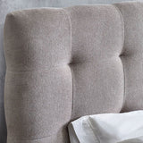 Fabric Double Bed - Odette