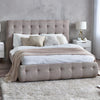 Fabric Double Bed - Odette