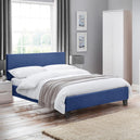 Fabric Double Bed - Rialto