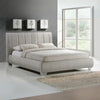 Fabric Double Bed With Sprung Slatted Base - Braunston