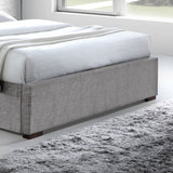 Fabric Double Bed With Sprung Slatted Base - Hamilton