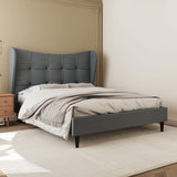 Fabric Double Bed - Verona