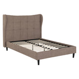 Fabric Double Bed - Verona