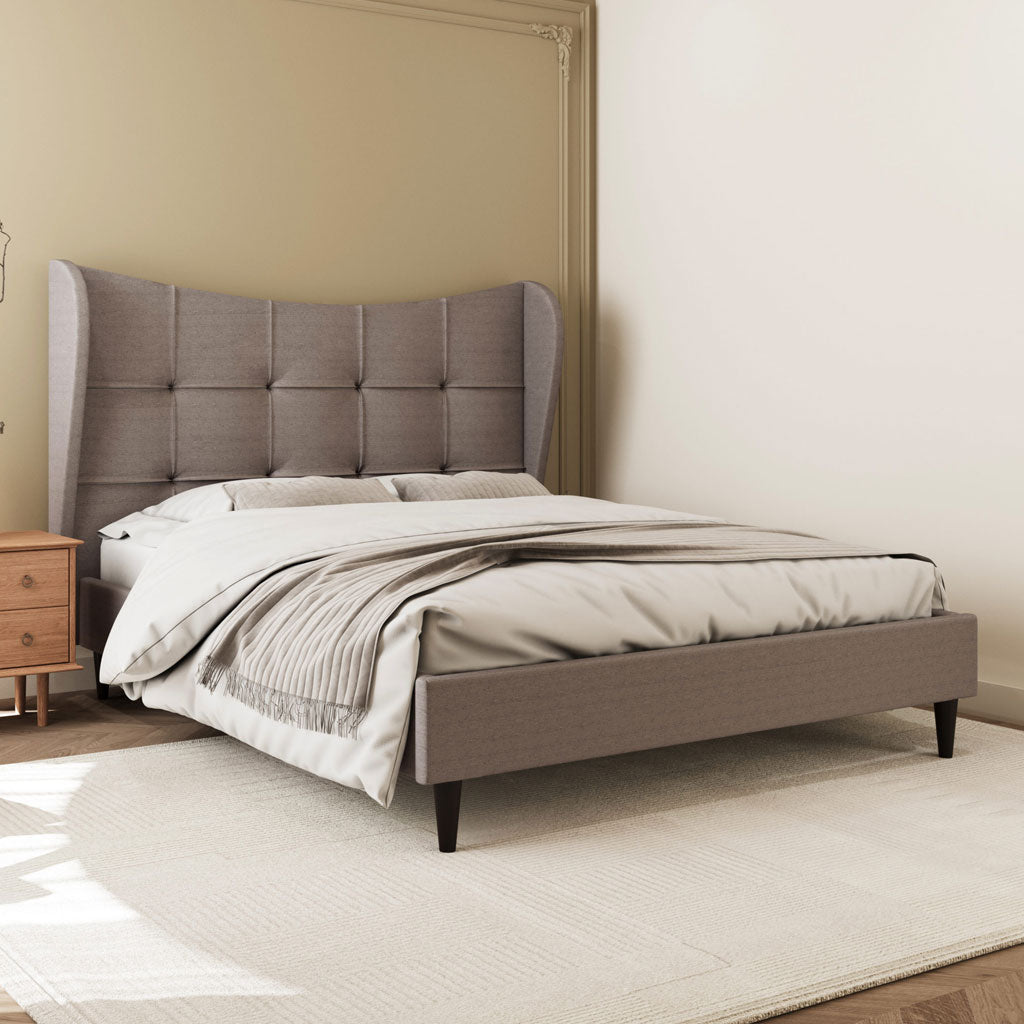 Fabric Double Bed - Verona