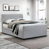 Fabric Double Bed With 2 Drawers - Capri