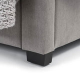 Fabric Double Bed With 4 Drawers - Fullerton