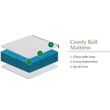 Fabric Double Mattress - Comfy Roll