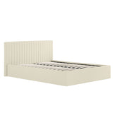 Fabric Double Ottoman Storage Bed - Berlin