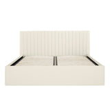 Fabric Double Ottoman Storage Bed - Berlin