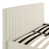 Fabric Double Ottoman Storage Bed - Berlin