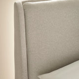Fabric Double Ottoman Storage Bed - Maddock