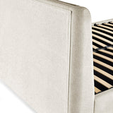 Fabric Double Ottoman Storage Bed - Maddock