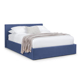 Fabric Double Ottoman Storage Bed - Rialto