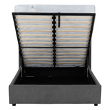 Fabric Double Ottoman Storage Bed - Verona