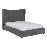 Fabric Double Ottoman Storage Bed - Verona