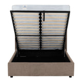 Fabric Double Ottoman Storage Bed - Verona